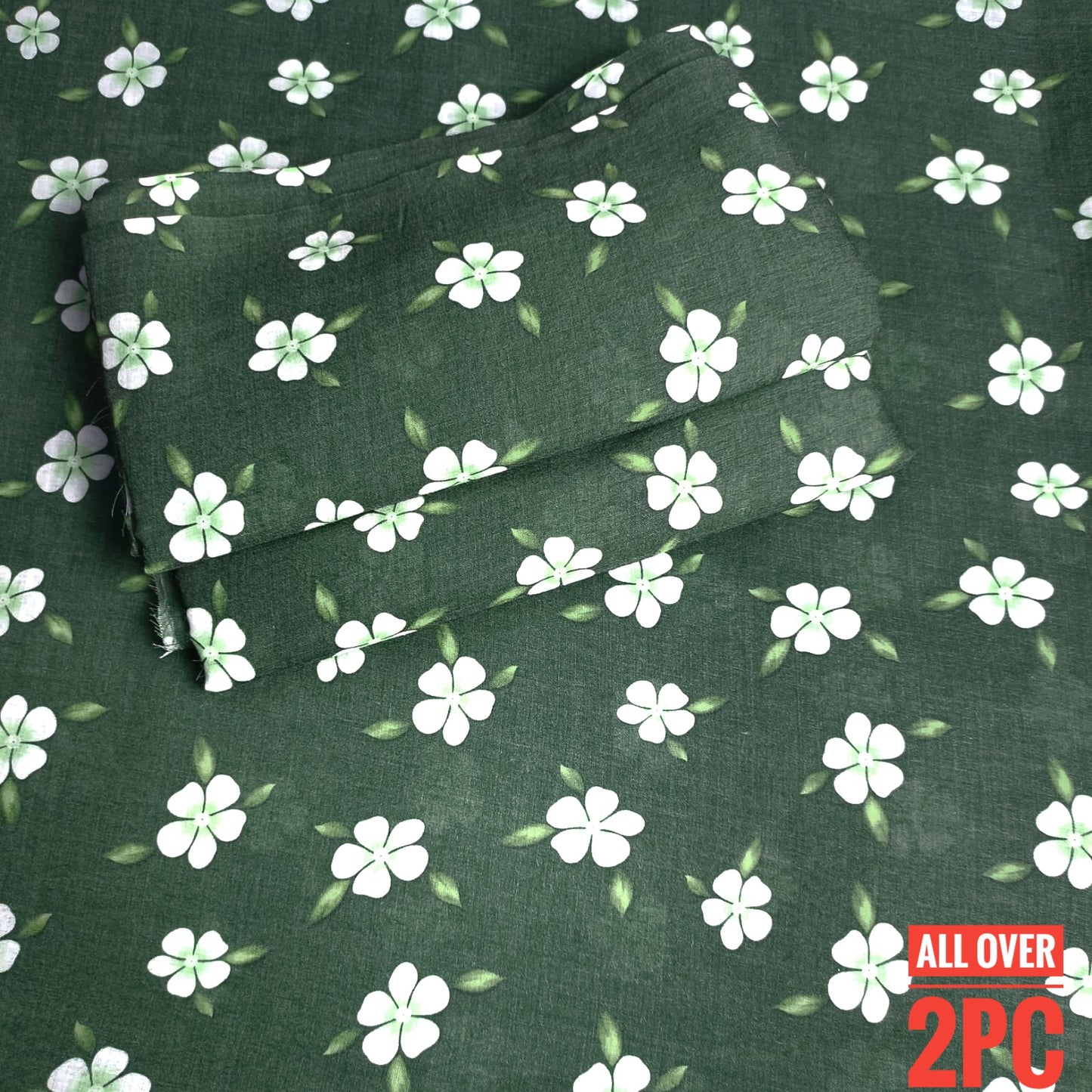 Lawn Ladies: 2-Piece Unstitched Floral Print #205