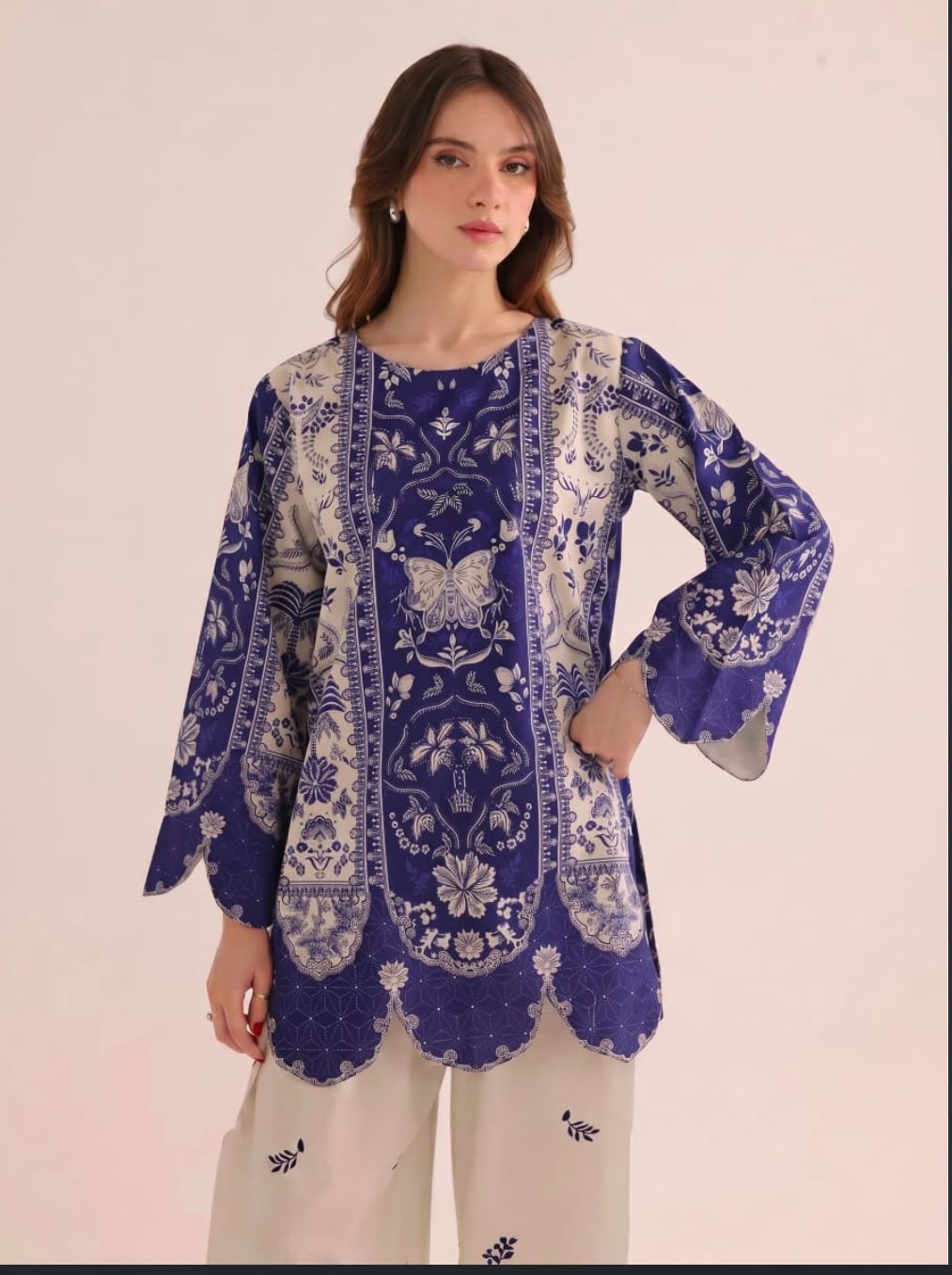 Co-Ord Set Ladies Unstitched 2 PC #098