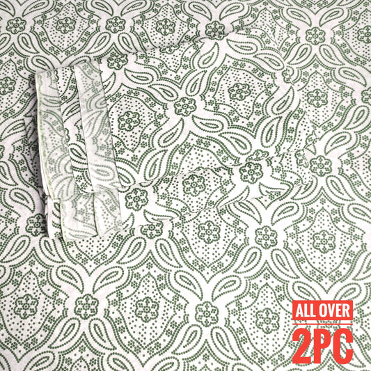 Lawn Ladies: 2-Piece Unstitched Floral Print #198