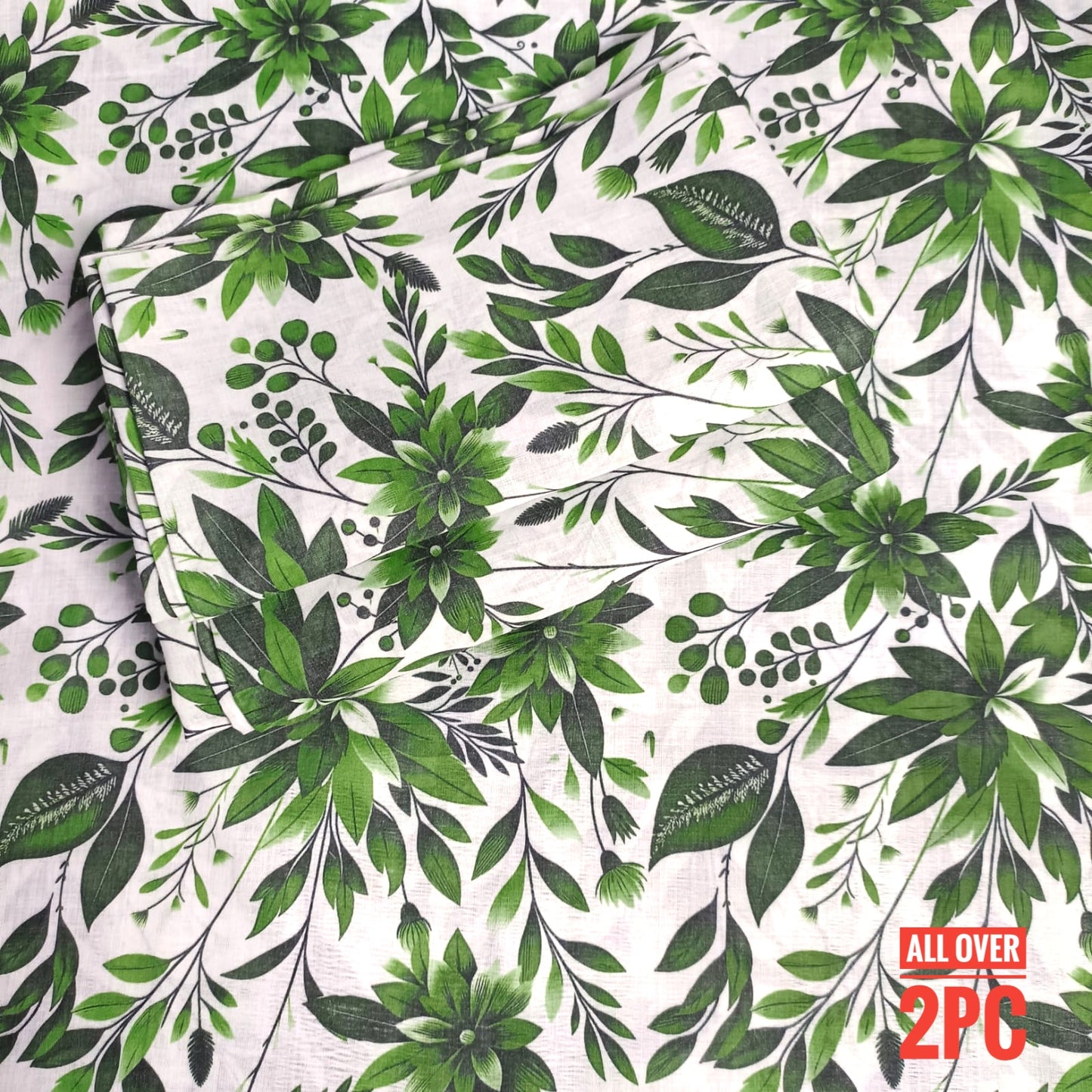 Lawn Ladies: 2-Piece Unstitched Floral Print #200