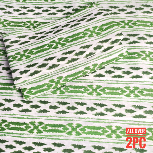 Lawn Ladies: 2-Piece Unstitched Floral Print #201