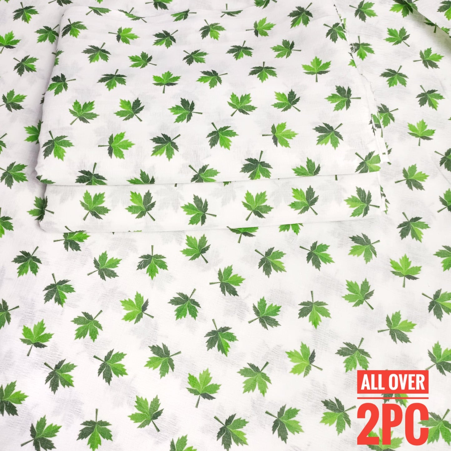 Lawn Ladies: 2-Piece Unstitched Floral Print #206