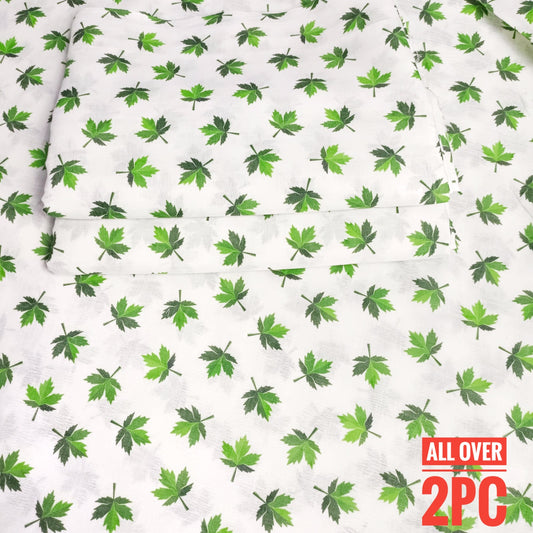 Lawn Ladies: 2-Piece Unstitched Floral Print #206
