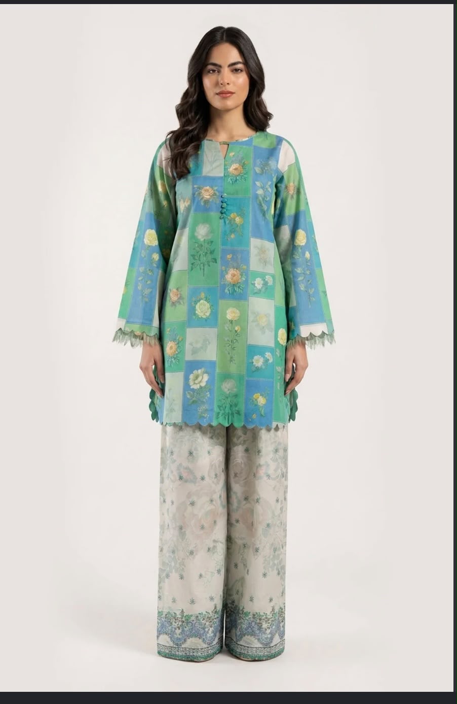 Co-Ord Set Ladies Unstitched 2 PC #100