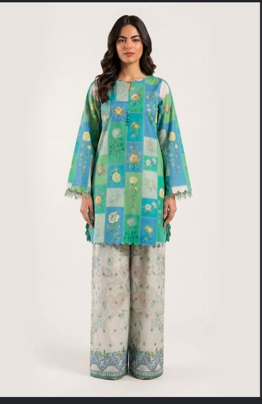 Co-Ord Set Ladies Unstitched 2 PC #100