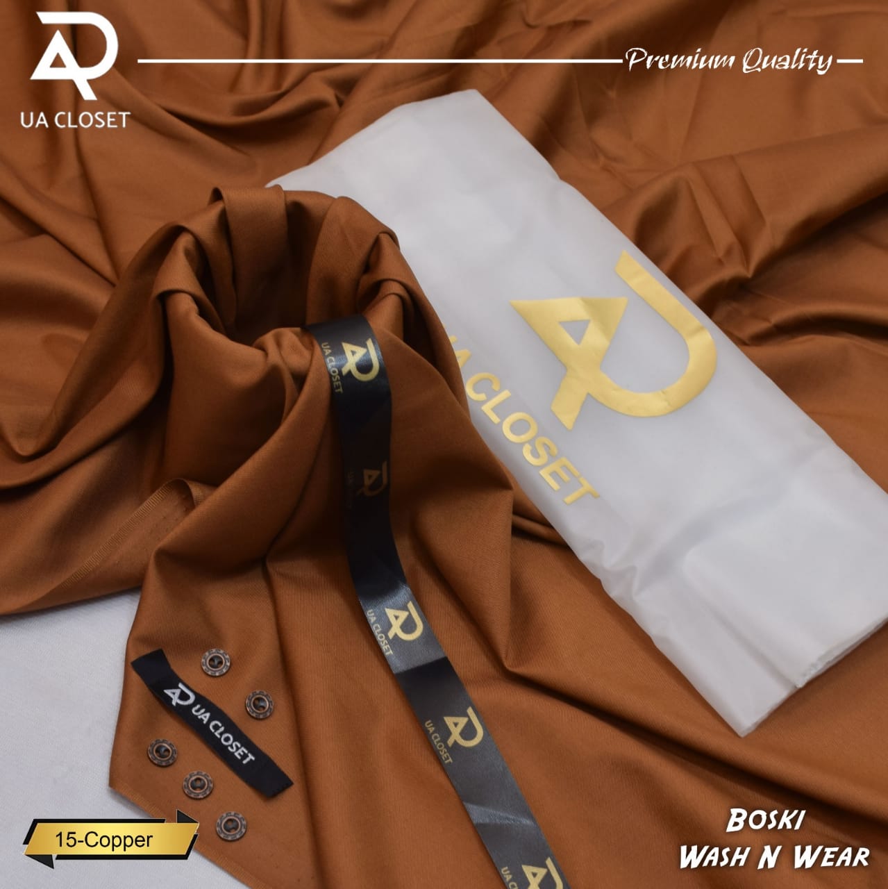 3 Boski Wash n Wear Suits With One Watch & Key Chain.