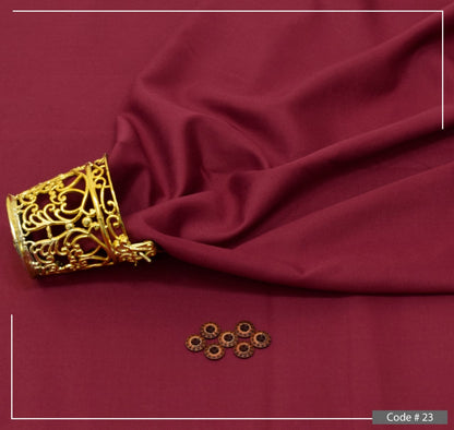 Korean Boski Wash n Wear Suits, ( دو سوٹ کی خریداری پر ایک واچ اور کی چین بلکل فری )