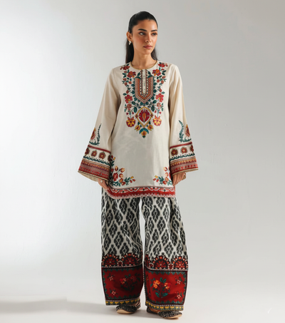 Co-Ord Set Ladies Unstitched 2 PC #004