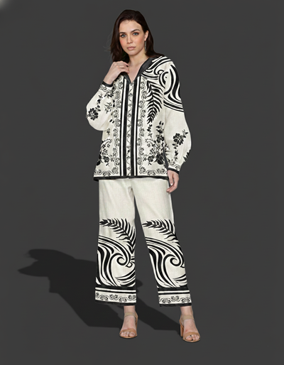 Co-Ord Set Ladies Unstitched 2 PC #048