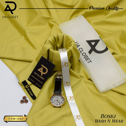 3 Boski Wash n Wear Suits With One Watch & Key Chain.