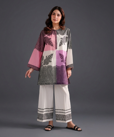 Co-Ord Set Ladies Unstitched 2 PC #086