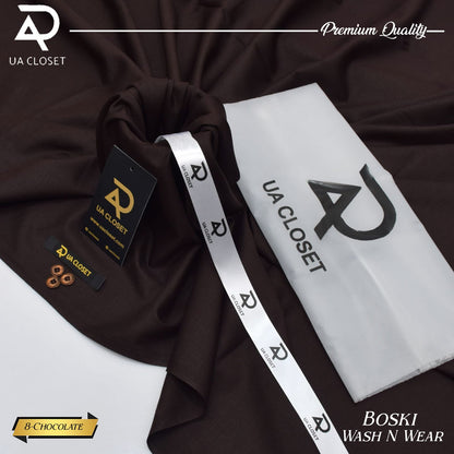 3 Boski Wash n Wear Suits With One Watch & Key Chain.