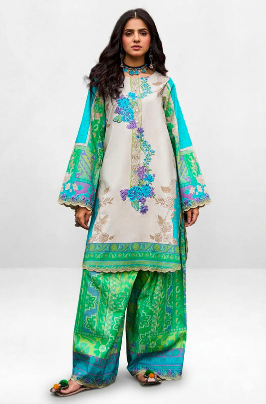 Co-Ord Set Ladies Unstitched 2 PC #092