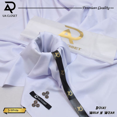 Korean Boski Wash n Wear Suits, ( دو سوٹ کی خریداری پر ایک واچ اور کی چین بلکل فری )