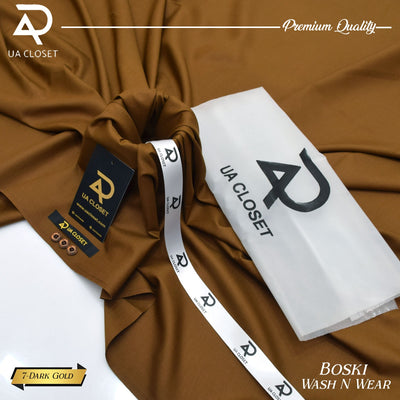 Korean Boski Wash n Wear Suits, ( دو سوٹ کی خریداری پر ایک واچ اور کی چین بلکل فری )