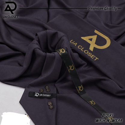 Korean Boski Wash n Wear Suits, ( دو سوٹ کی خریداری پر ایک واچ اور کی چین بلکل فری )